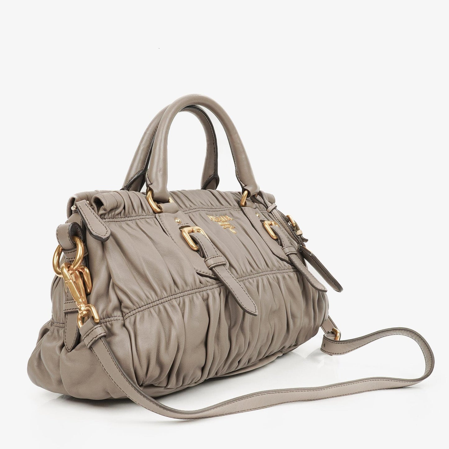 Prada Juta Nappa Gaufre Leder Satchel Tasche