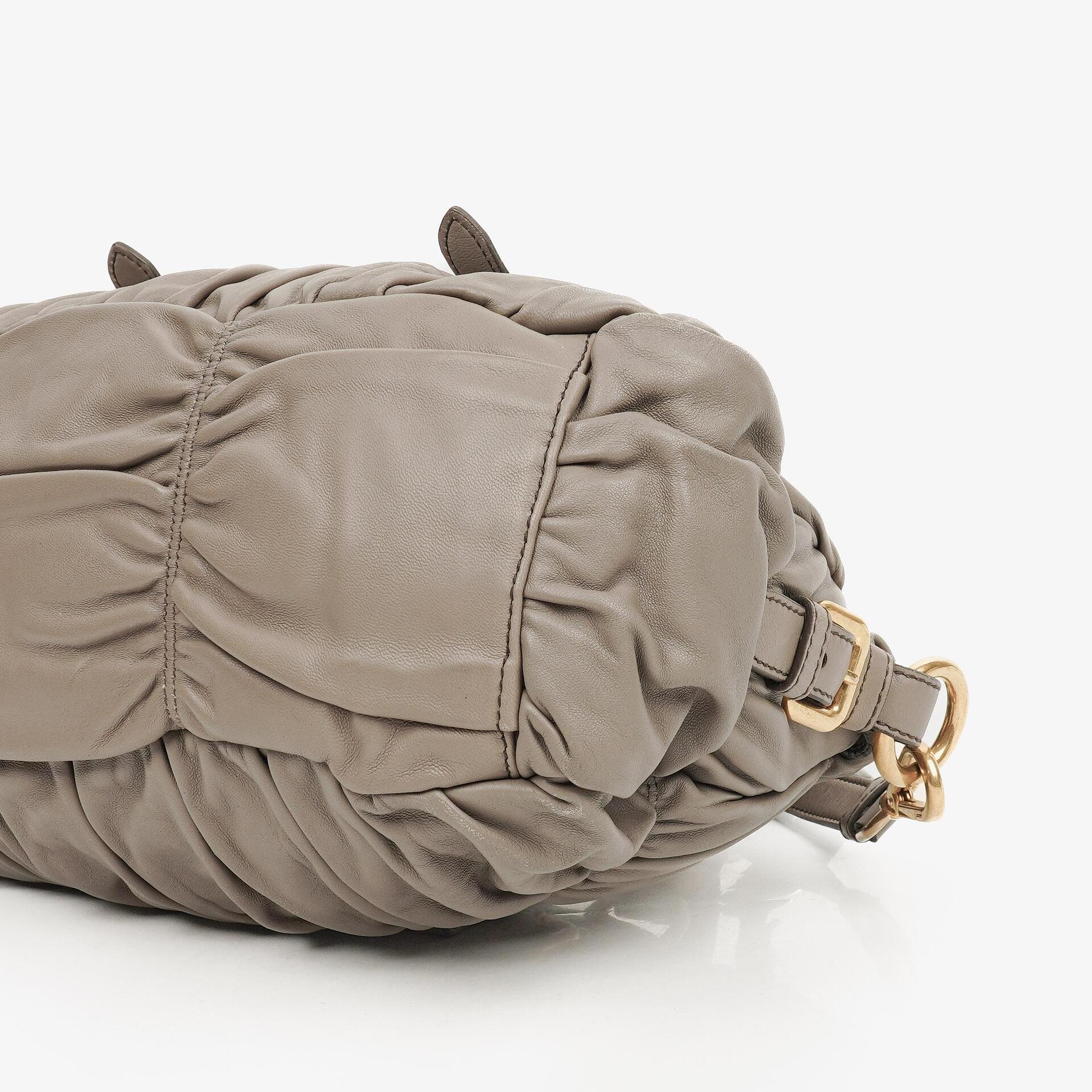 Prada Juta Nappa Gaufre Leder Satchel Tasche
