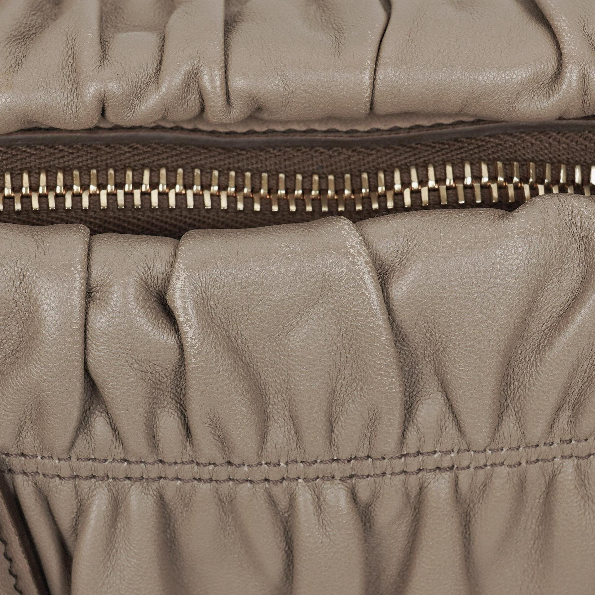 Prada Juta Nappa Gaufre Leder Satchel Tasche