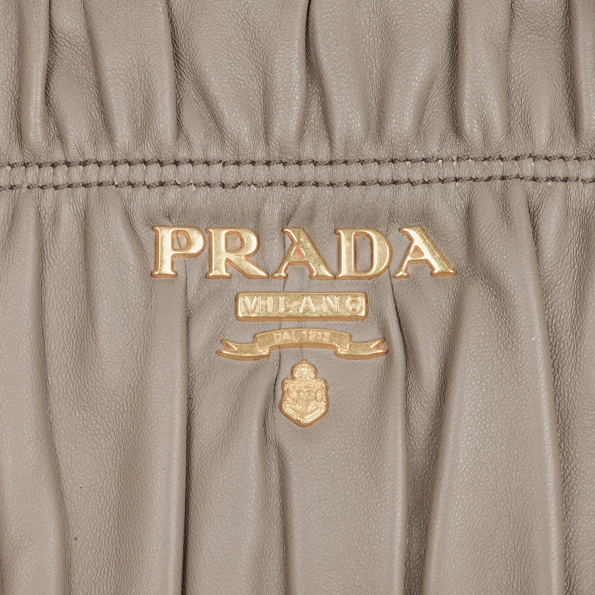 Prada Juta Nappa Gaufre Leder Satchel Tasche