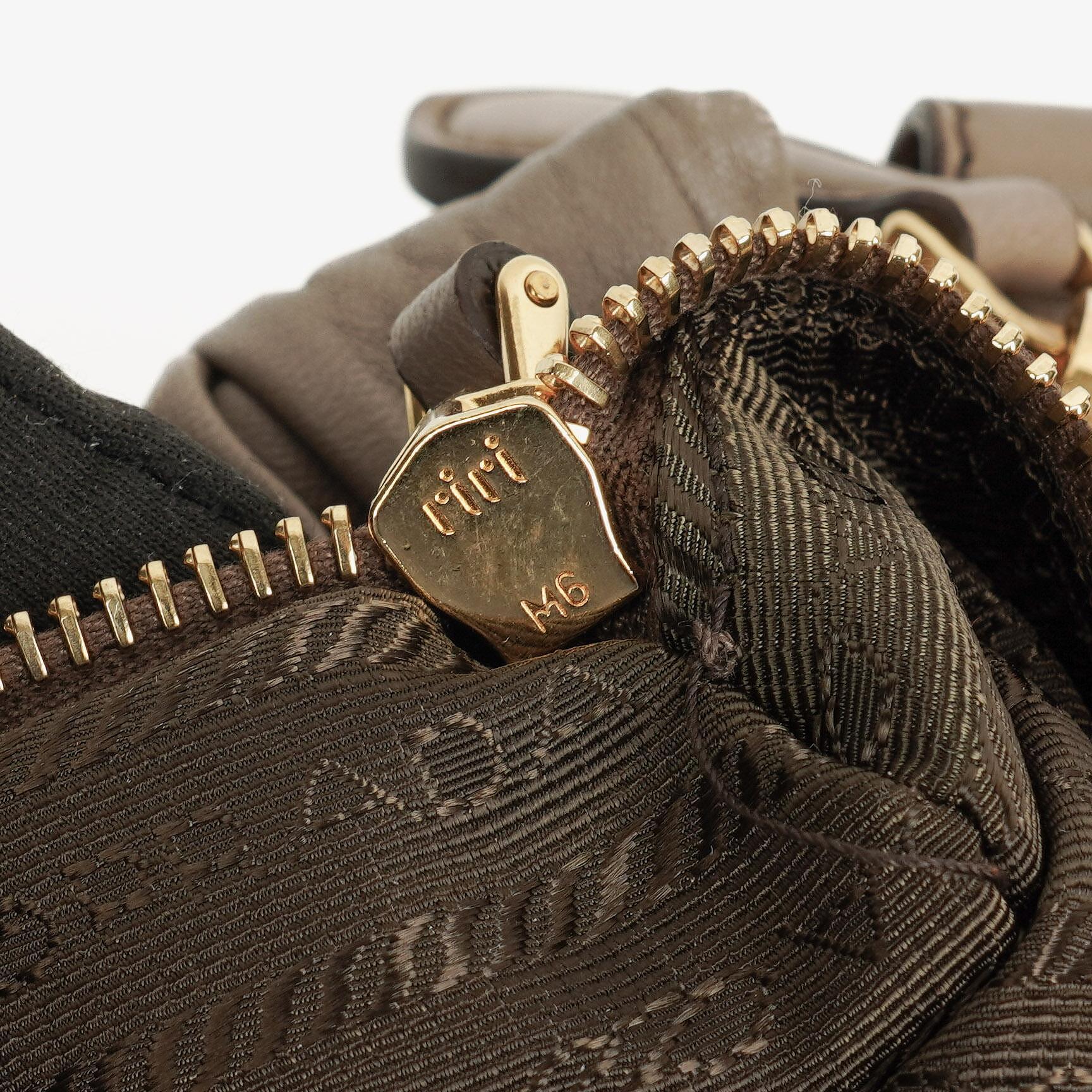 Prada Juta Nappa Gaufre Leder Satchel Tasche
