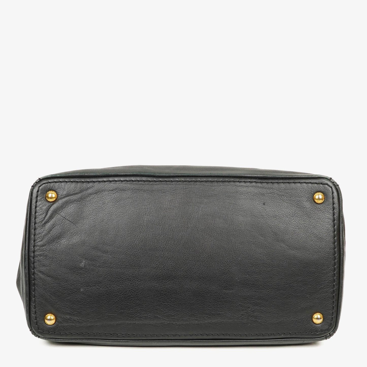 Prada Tote Tasche aus weichem Kalbsleder in Nero