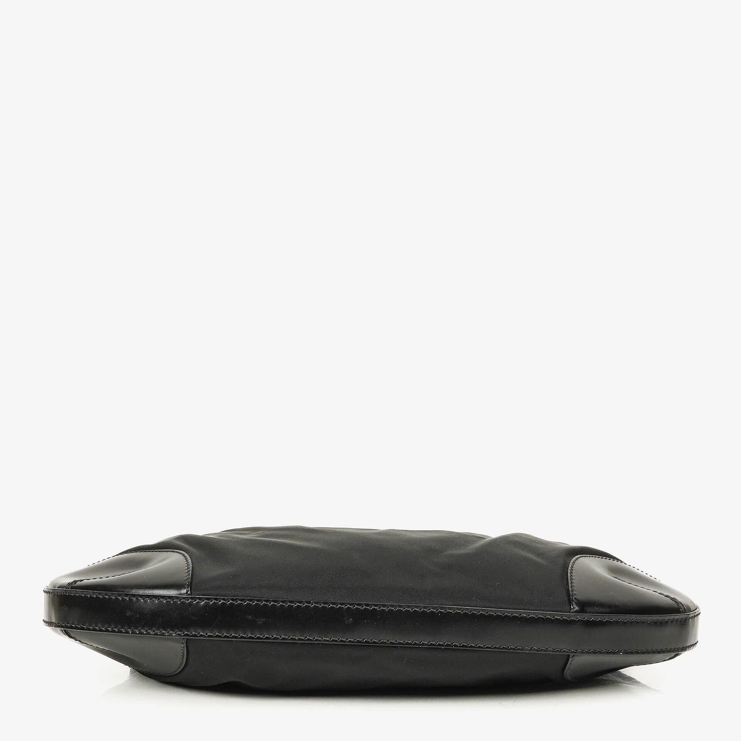Prada Nero Tessuto leichte Schultertasche aus Nylon