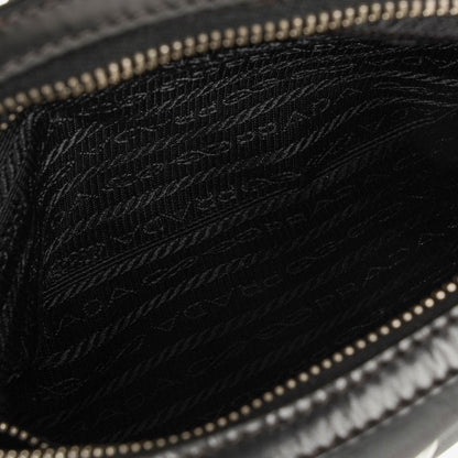 Prada Nero Tessuto leichte Schultertasche aus Nylon