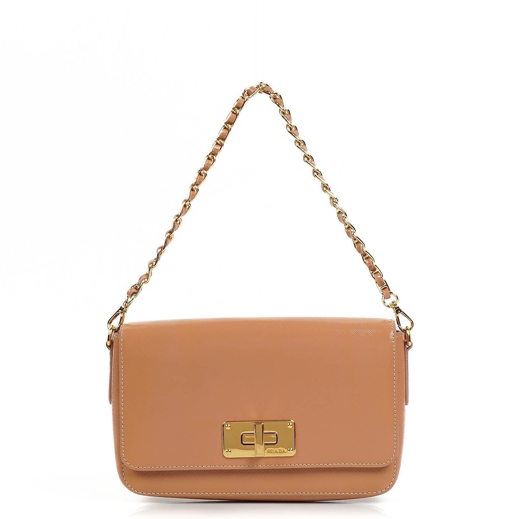 Prada Handtasche aus Orchidea Saffiano Vernic Leder