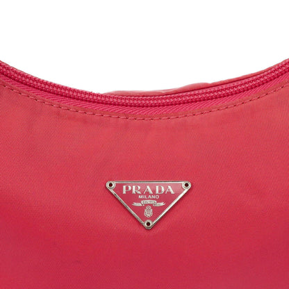 Prada Tessuto Nylon Sport Mini Schulter-Hobo-Tasche in Pink