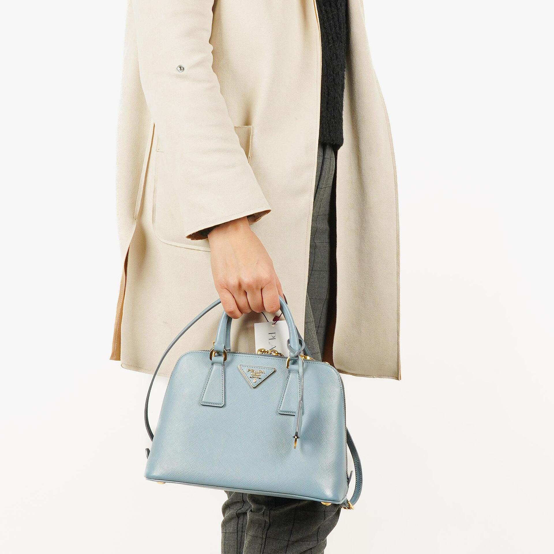 Prada Saffiano Lux Astrale Kleine Promenade Tote Tasche