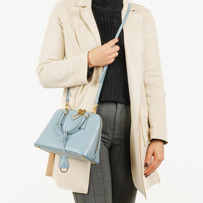 Prada Saffiano Lux Astrale Kleine Promenade Tote Tasche