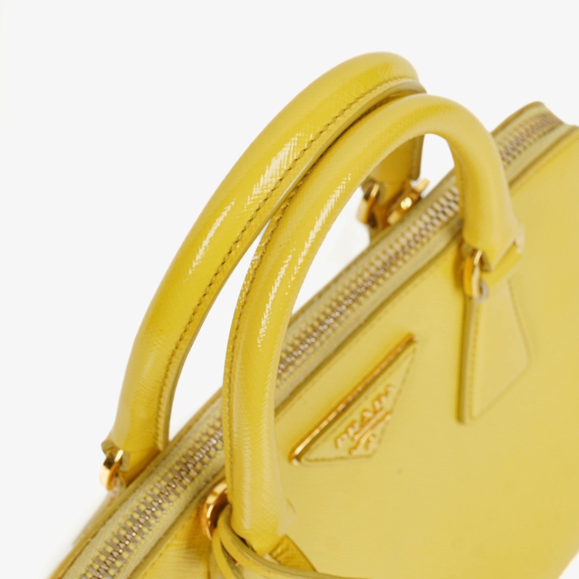 Prada Saffiano Vernic Ananas Handtasche