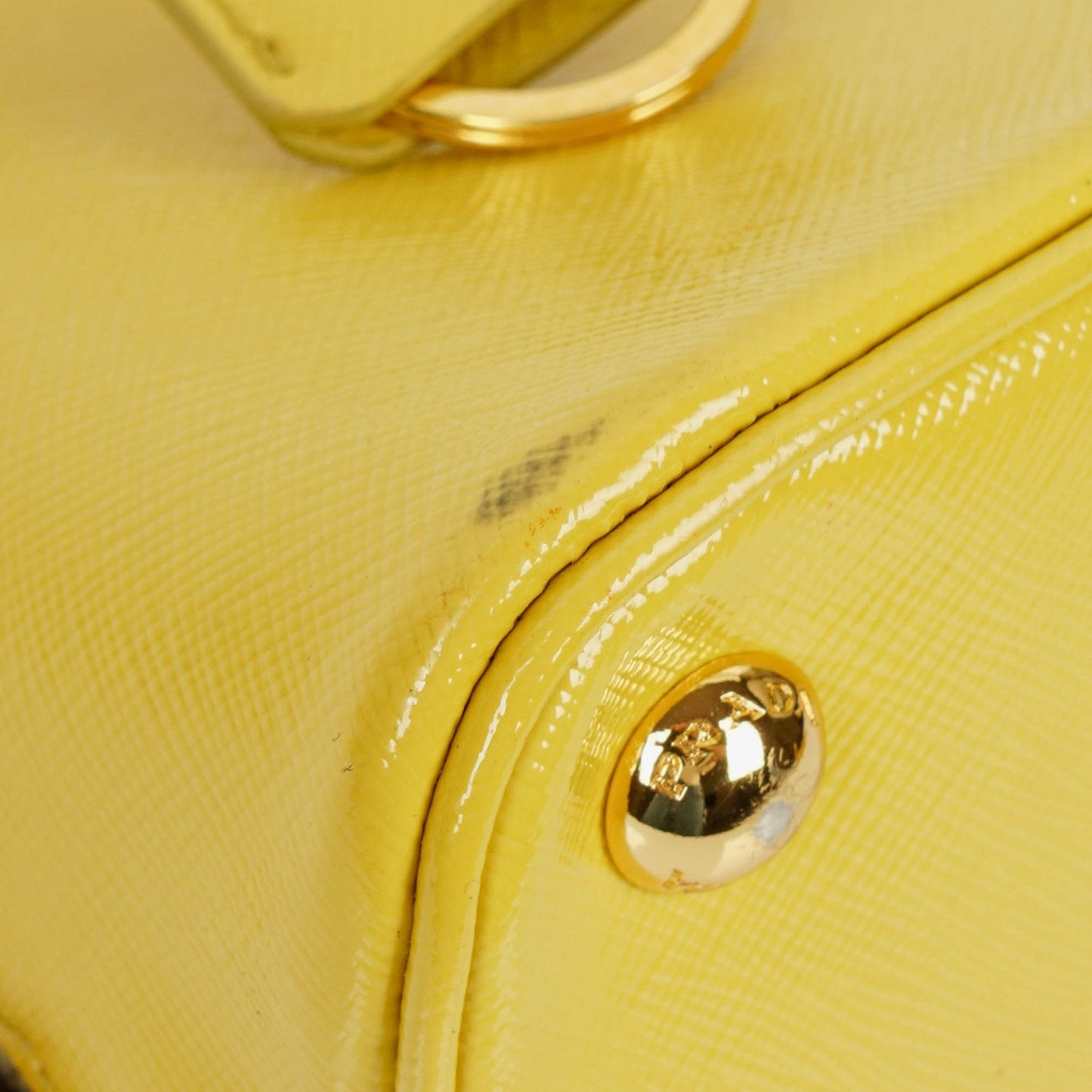 Prada Saffiano Vernic Ananas Handtasche