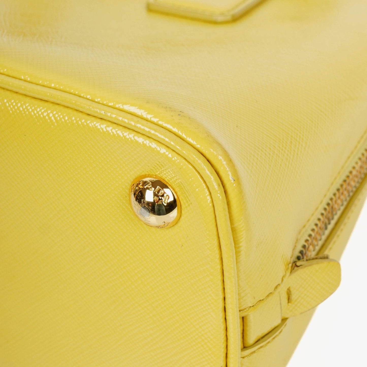 Prada Saffiano Vernic Ananas Handtasche