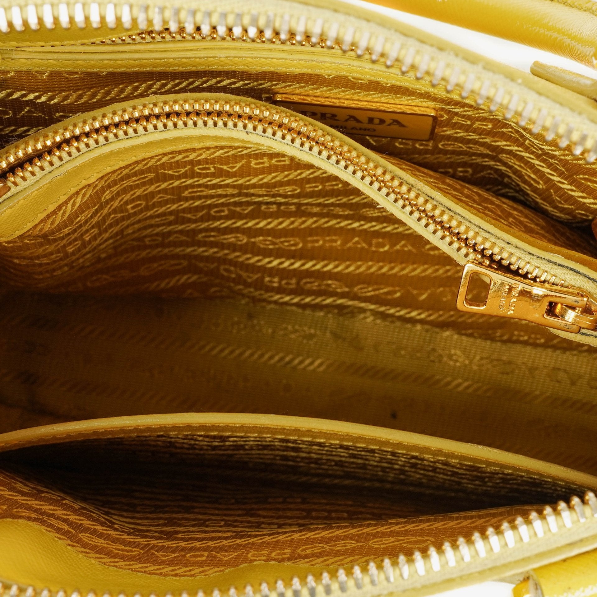 Prada Saffiano Vernic Ananas Handtasche