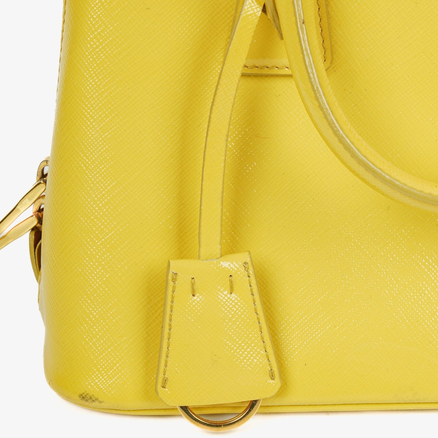 Prada Saffiano Vernic Ananas Handtasche