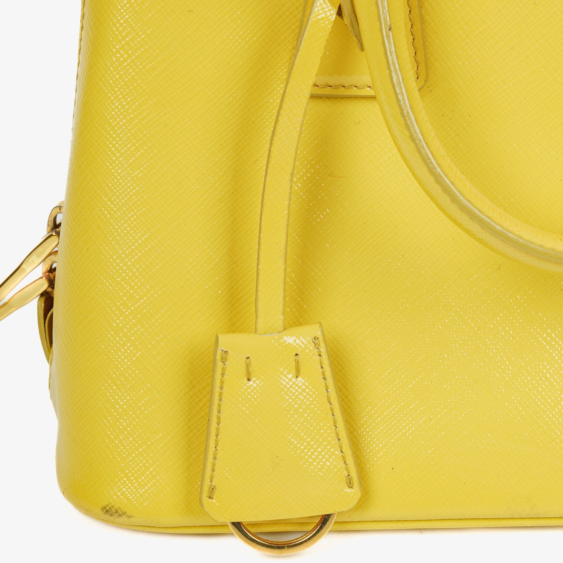 Prada Saffiano Vernic Ananas Handtasche