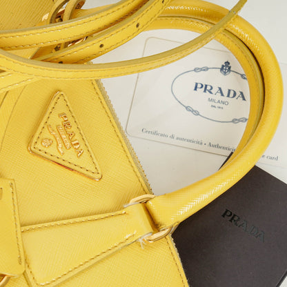 Prada Saffiano Vernic Ananas Handtasche