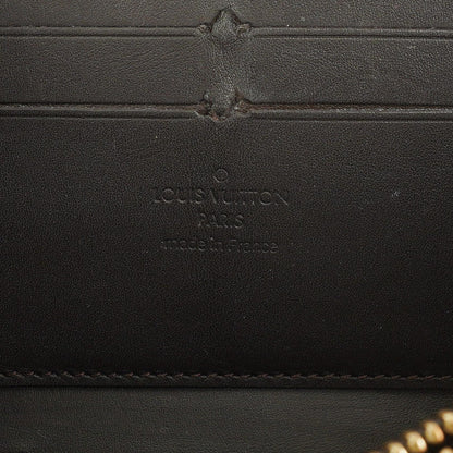 Louis Vuitton Zippy Geldbörse aus olivgrünem Vernis