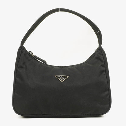 Prada Tessuto Hobo-Tasche aus schwarzem Nylon