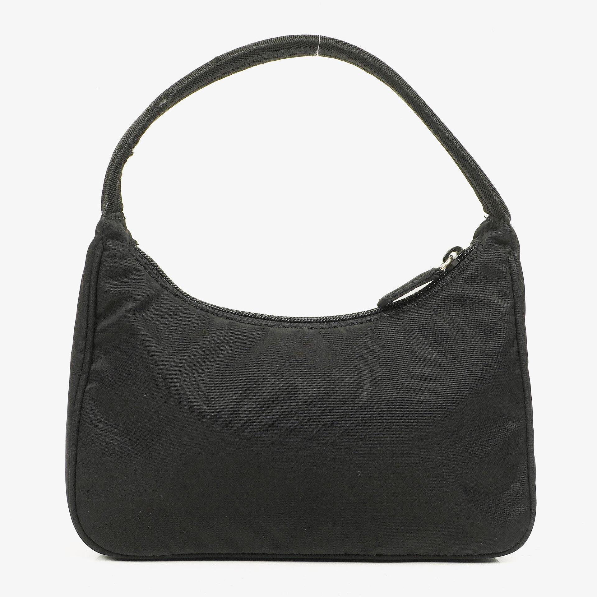 Prada Tessuto Hobo-Tasche aus schwarzem Nylon
