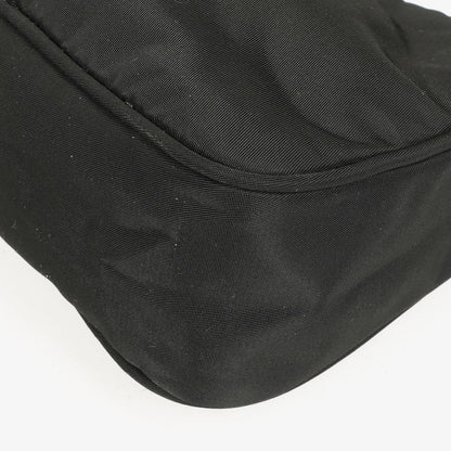 Prada Tessuto Hobo-Tasche aus schwarzem Nylon
