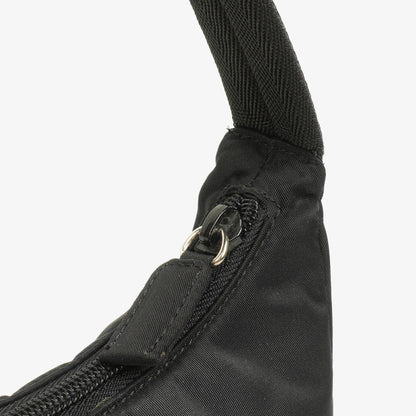 Prada Tessuto Hobo-Tasche aus schwarzem Nylon