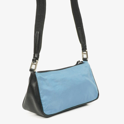 Prada Tessuto Easy Tasche in Azzurro