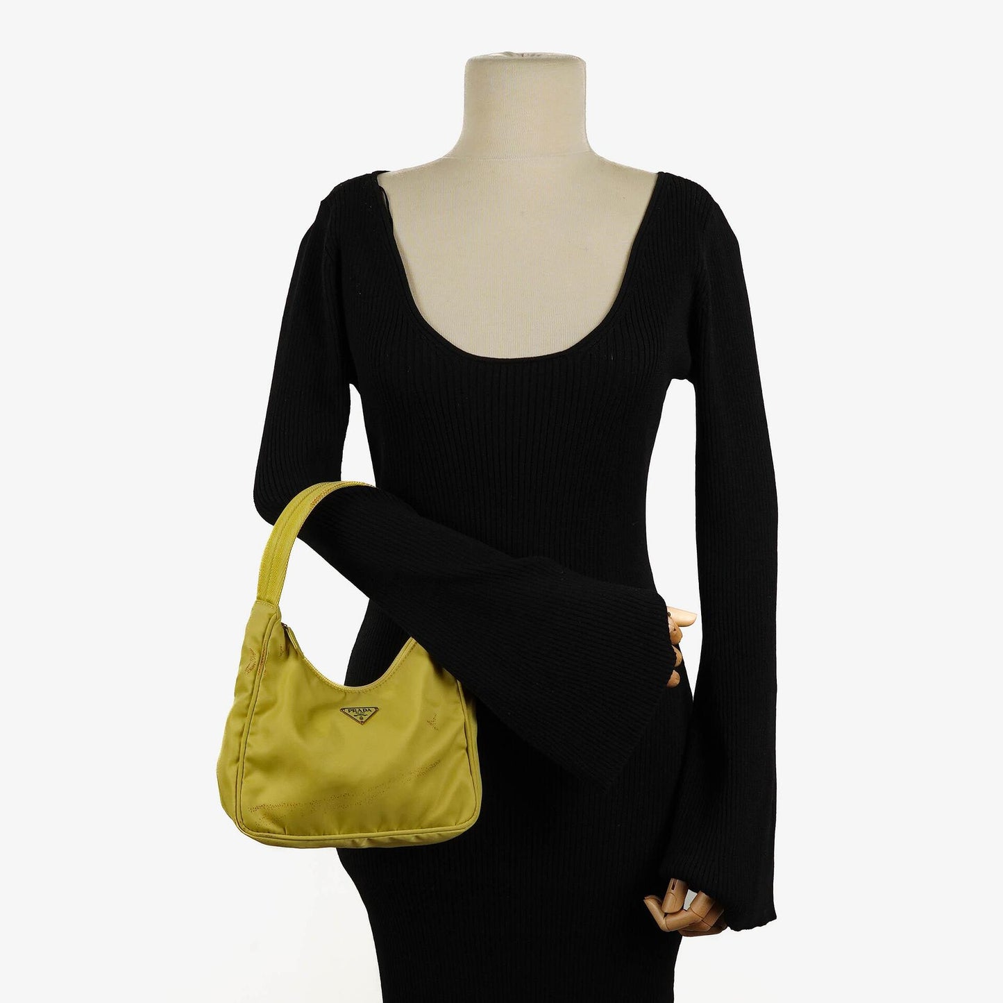 Prada Re-Edition 2000 Hobo Tasche Mini Tessuto Nylon Ananas
