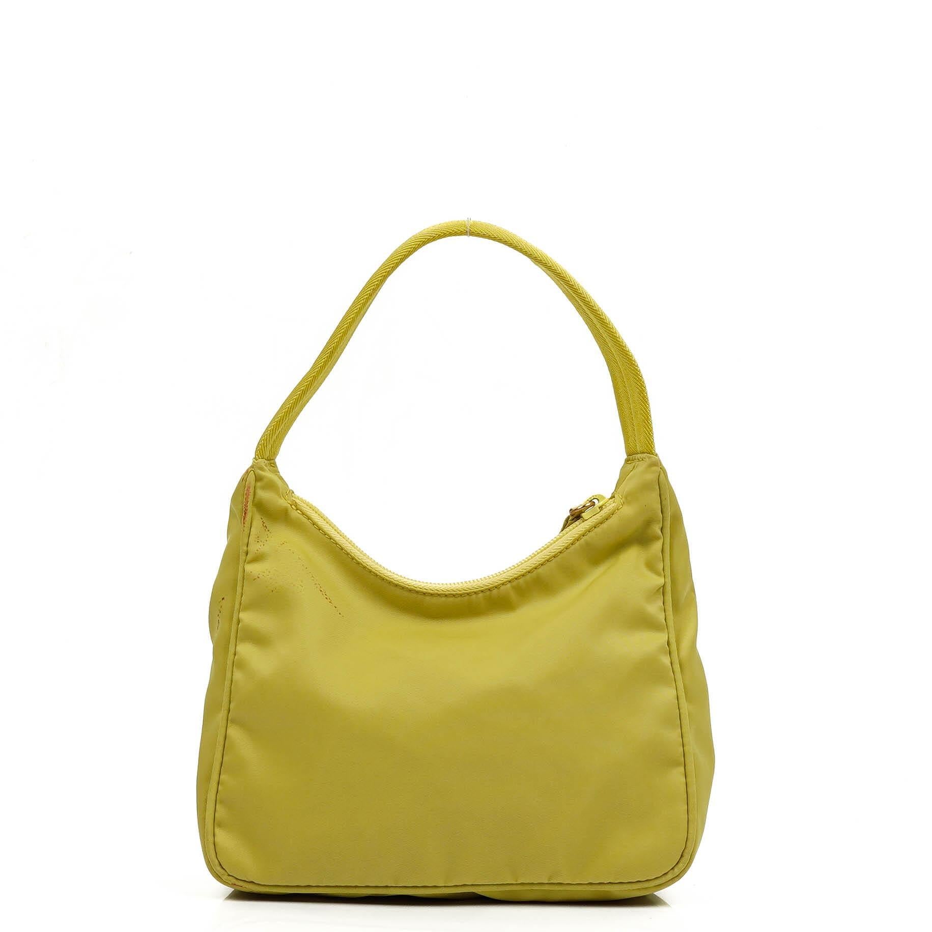 Prada Re-Edition 2000 Hobo Tasche Mini Tessuto Nylon Ananas