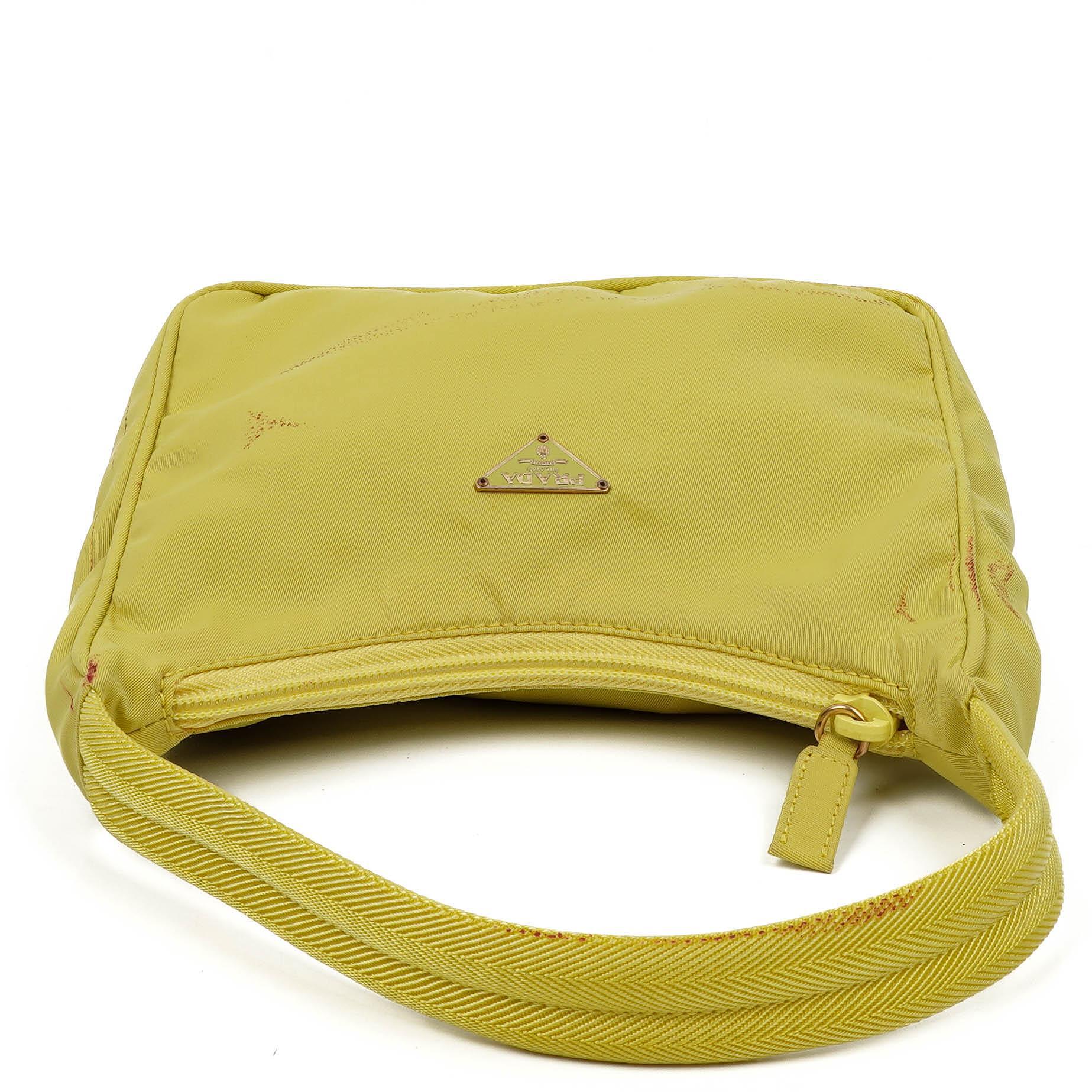 Prada Re-Edition 2000 Hobo Tasche Mini Tessuto Nylon Ananas