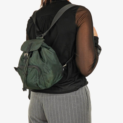 Prada Tessuto Nylon Rucksack mit Kordelzug