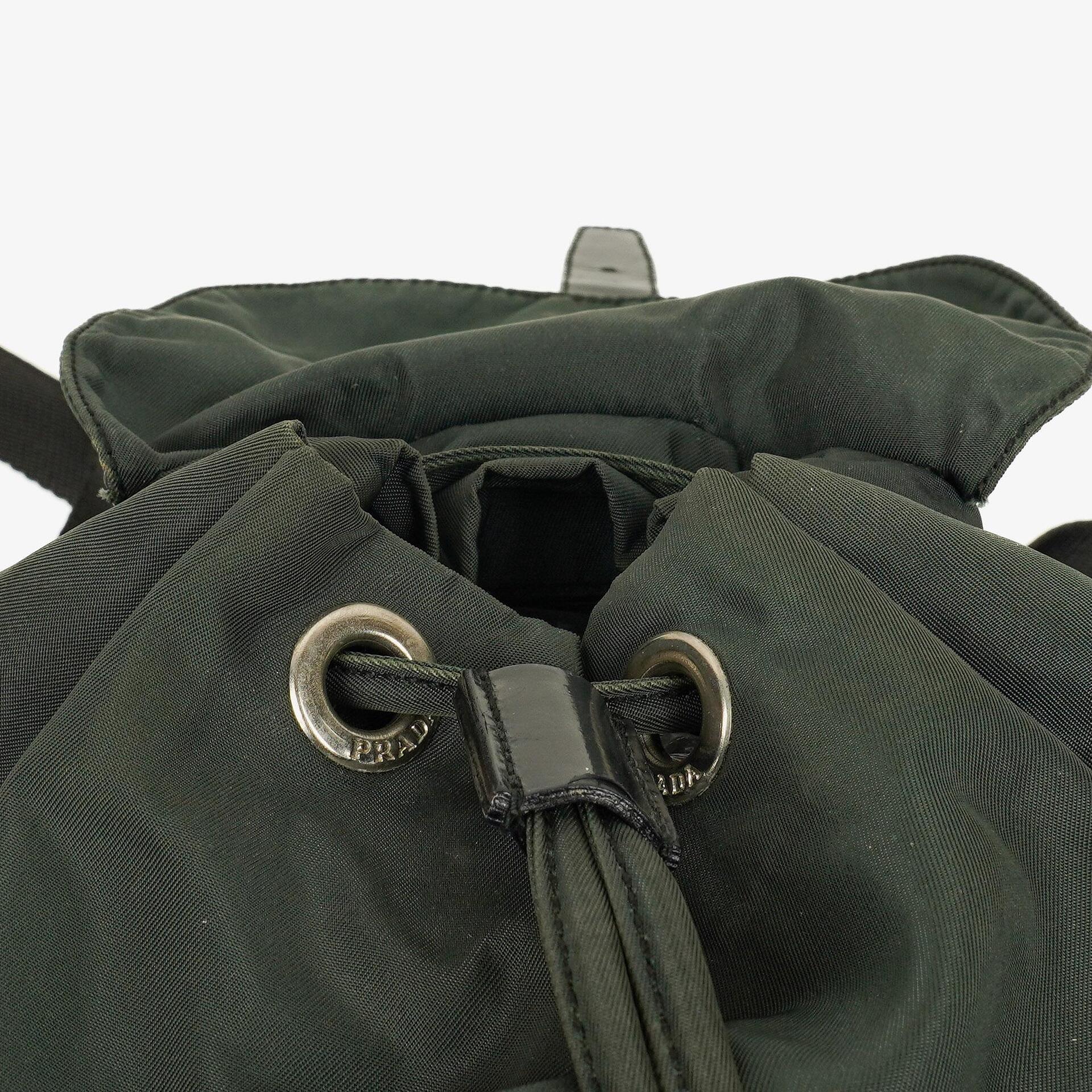 Prada Tessuto Nylon Rucksack mit Kordelzug