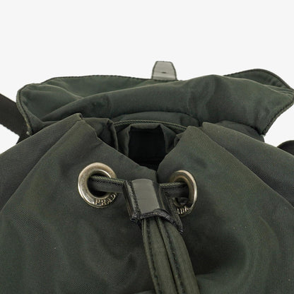 Prada Tessuto Nylon Rucksack mit Kordelzug