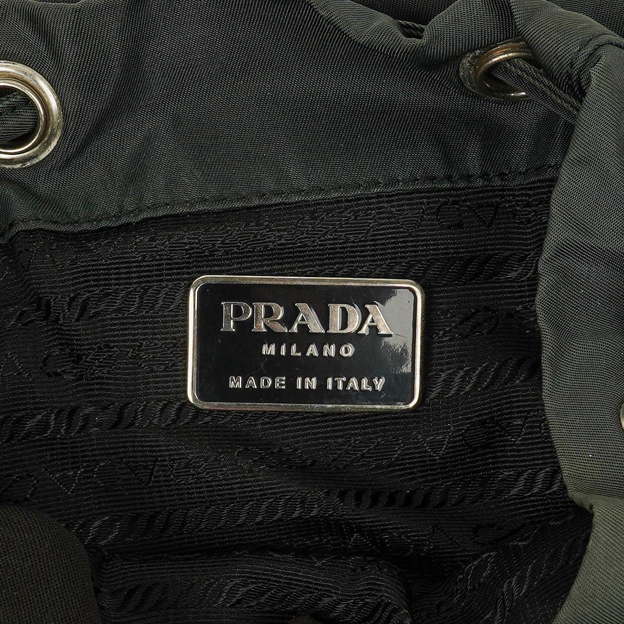 Prada Tessuto Nylon Rucksack mit Kordelzug