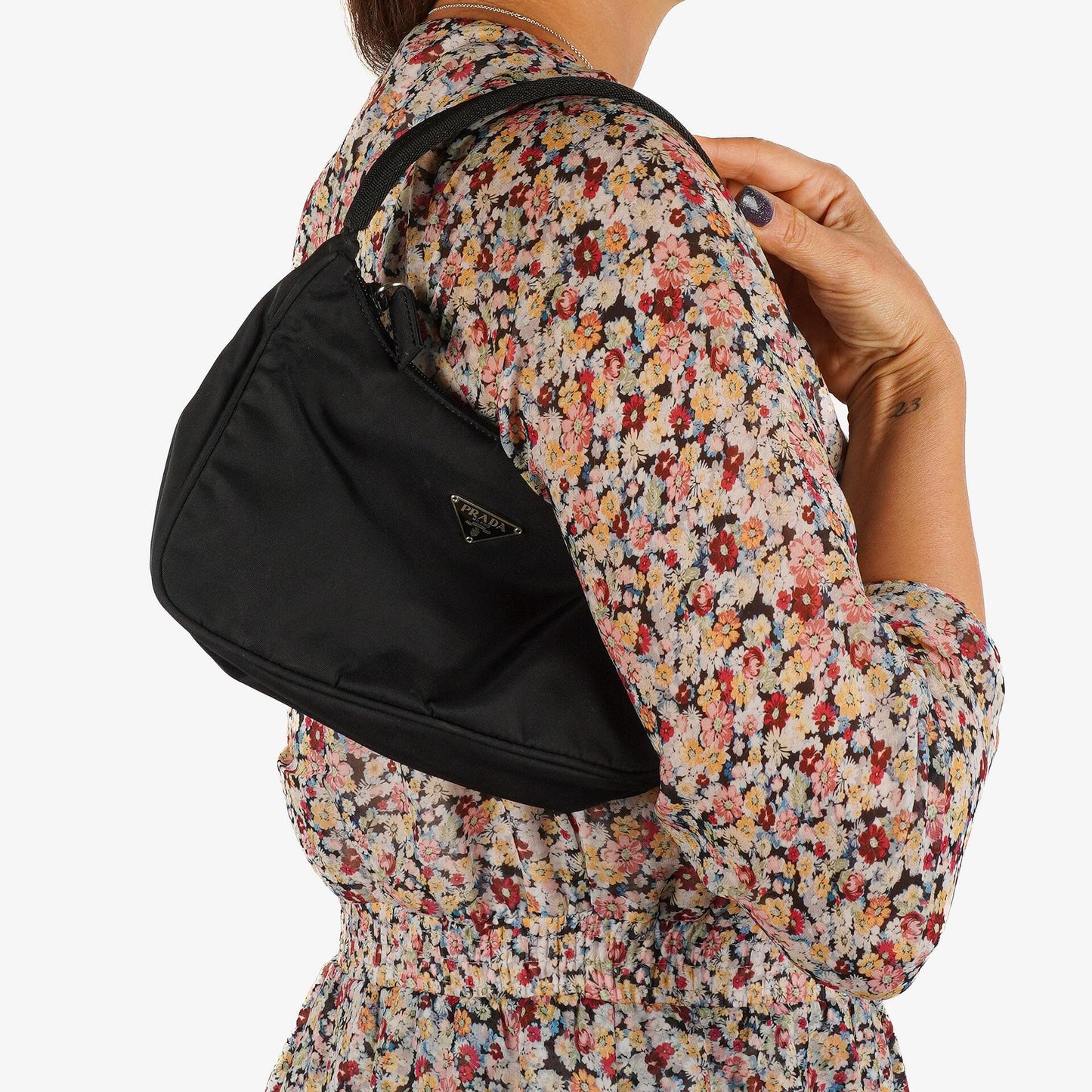 Prada Tessuto Nylon Sport Mini Bag Schwarz