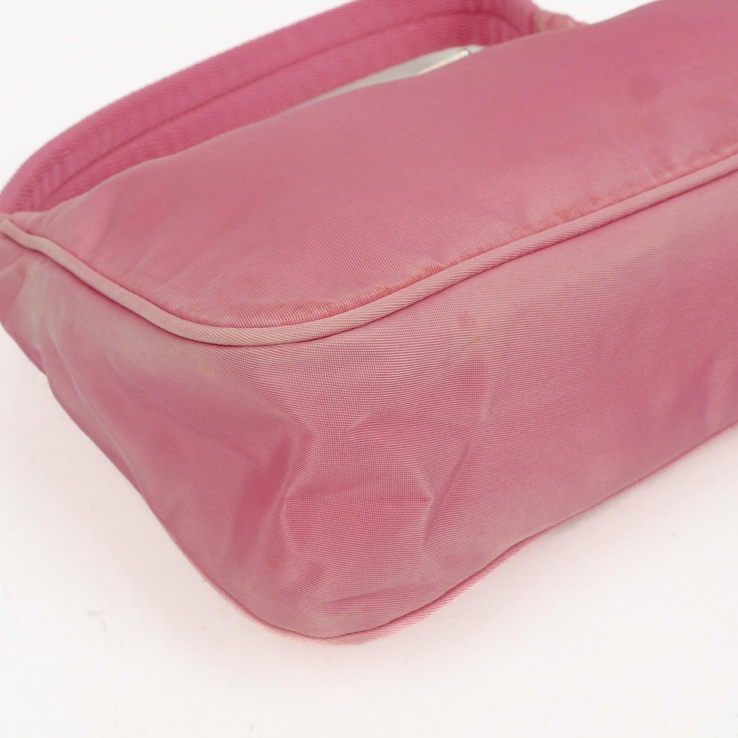 Prada Tessuto Mini Hobo-Tasche aus pinkem Nylon