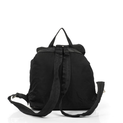 Prada Tessuto Vela Nero großer Rucksack aus schwarzem Nylon mit zwei Taschen