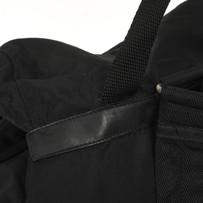 Prada Tessuto Vela Nero großer Rucksack aus schwarzem Nylon mit zwei Taschen