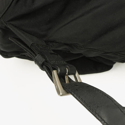 Prada Tessuto Vela Nero großer Rucksack aus schwarzem Nylon mit zwei Taschen