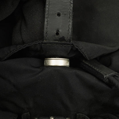 Prada Tessuto Vela Nero großer Rucksack aus schwarzem Nylon mit zwei Taschen