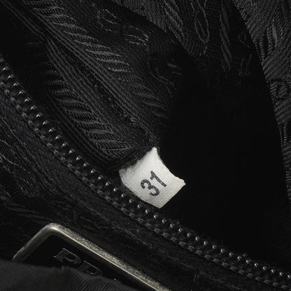 Prada Tessuto Vela Nero großer Rucksack aus schwarzem Nylon mit zwei Taschen