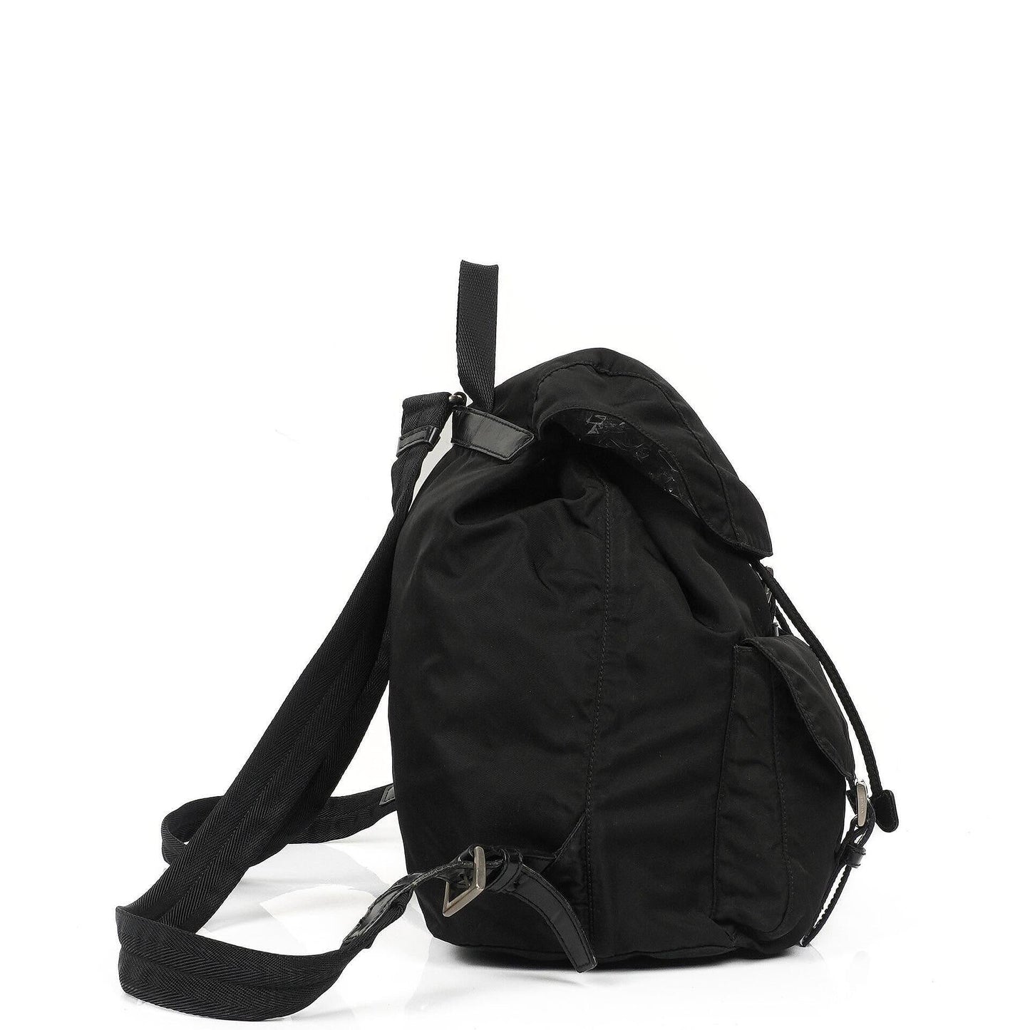 Prada Tessuto Vela Nero großer Rucksack aus schwarzem Nylon mit zwei Taschen