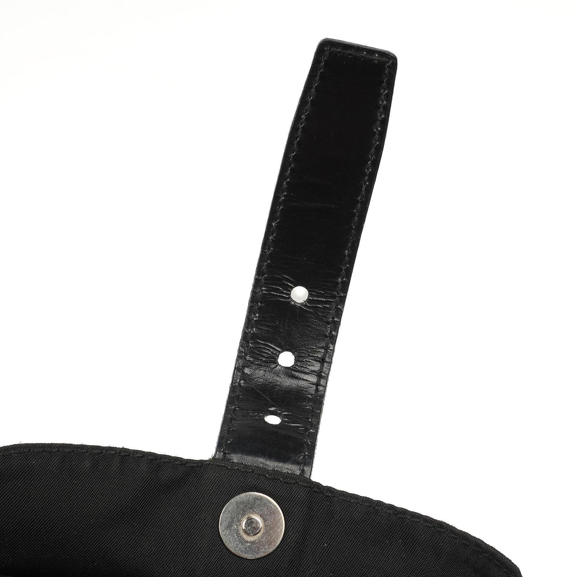 Prada Tessuto Vela Nero großer Rucksack aus schwarzem Nylon mit zwei Taschen
