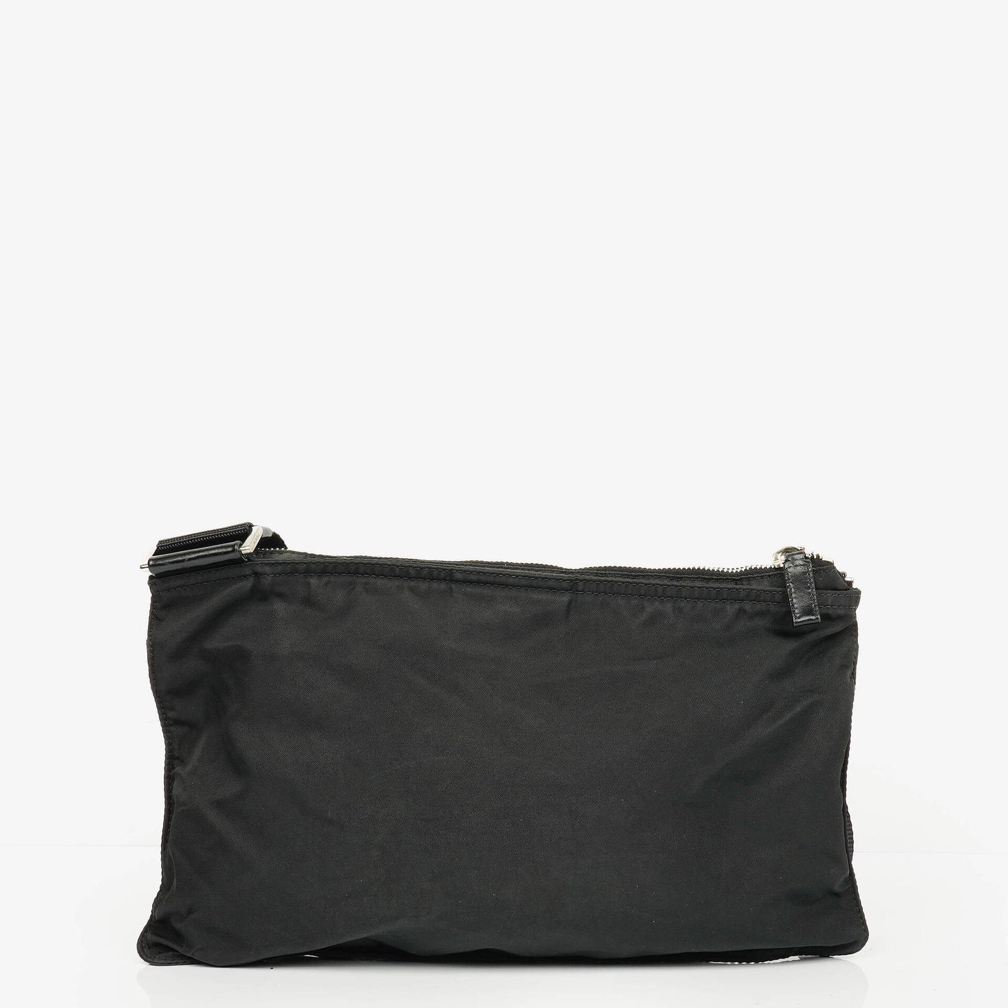 Prada Vela Sport Schwarze Nylon Umhängetasche