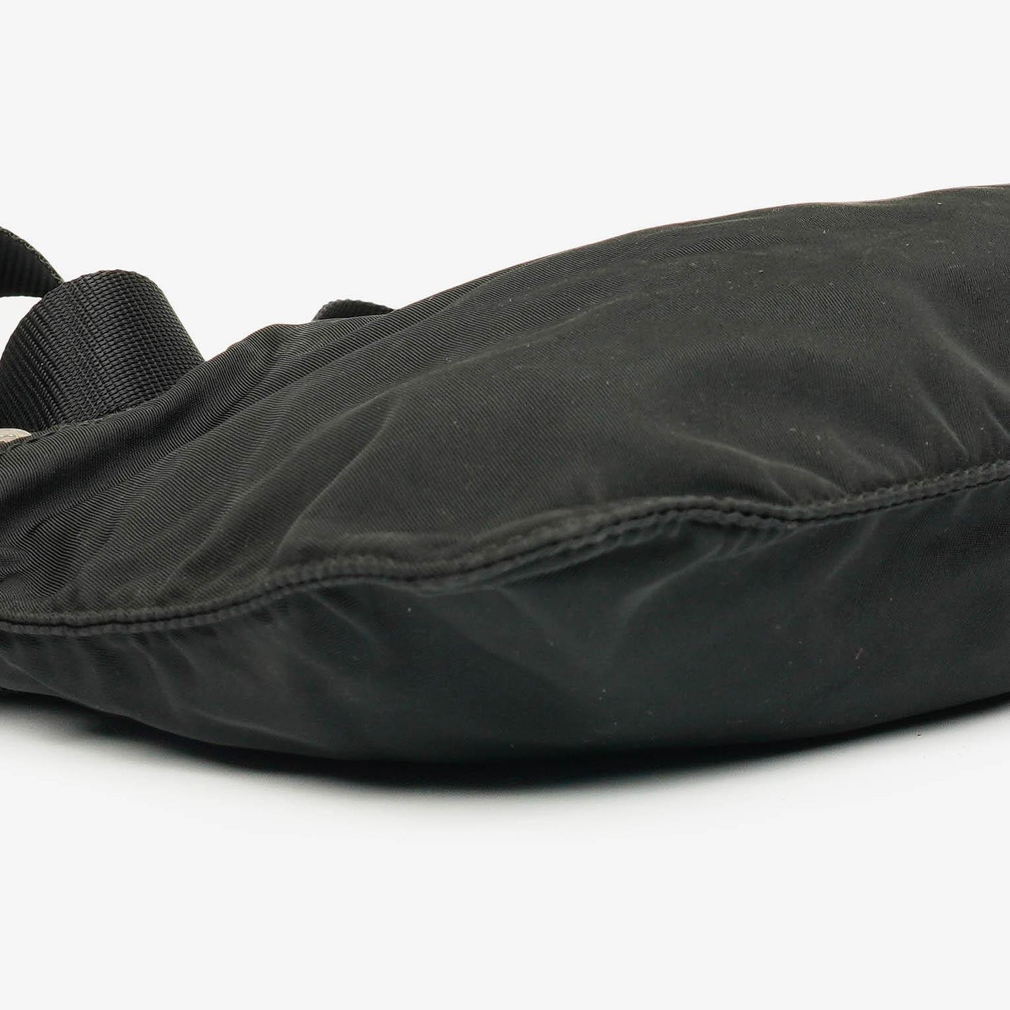 Prada Vela Sport Schwarze Nylon Umhängetasche