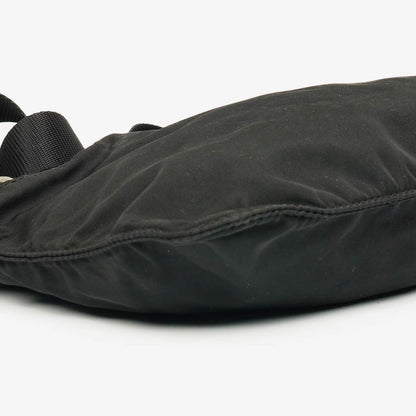 Prada Vela Sport Schwarze Nylon Umhängetasche