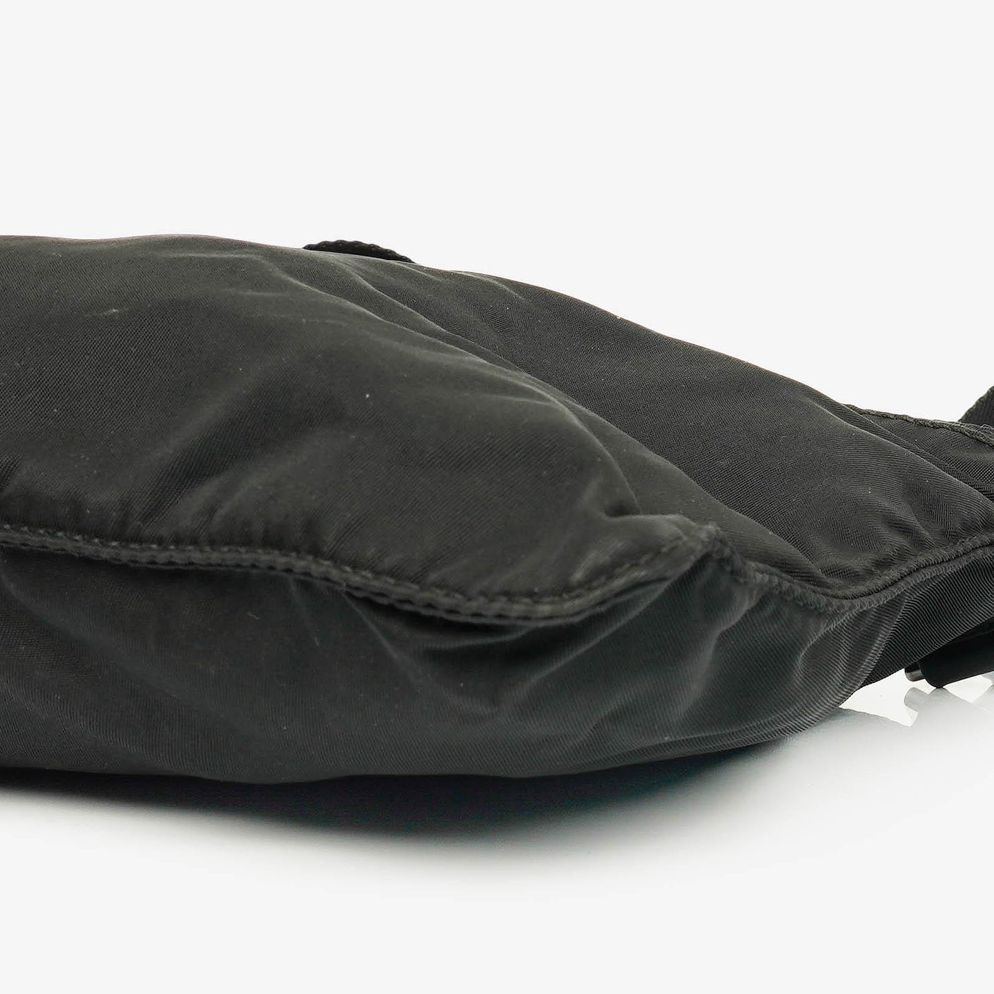 Prada Vela Sport Schwarze Nylon Umhängetasche