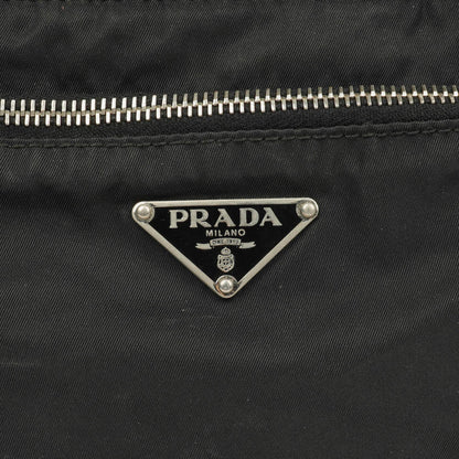 Prada Vela Sport Schwarze Nylon Umhängetasche