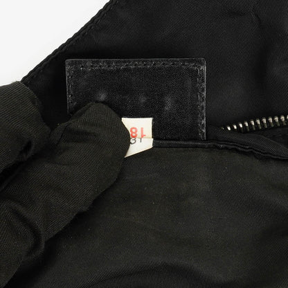 Prada Vela Sport Schwarze Nylon Umhängetasche