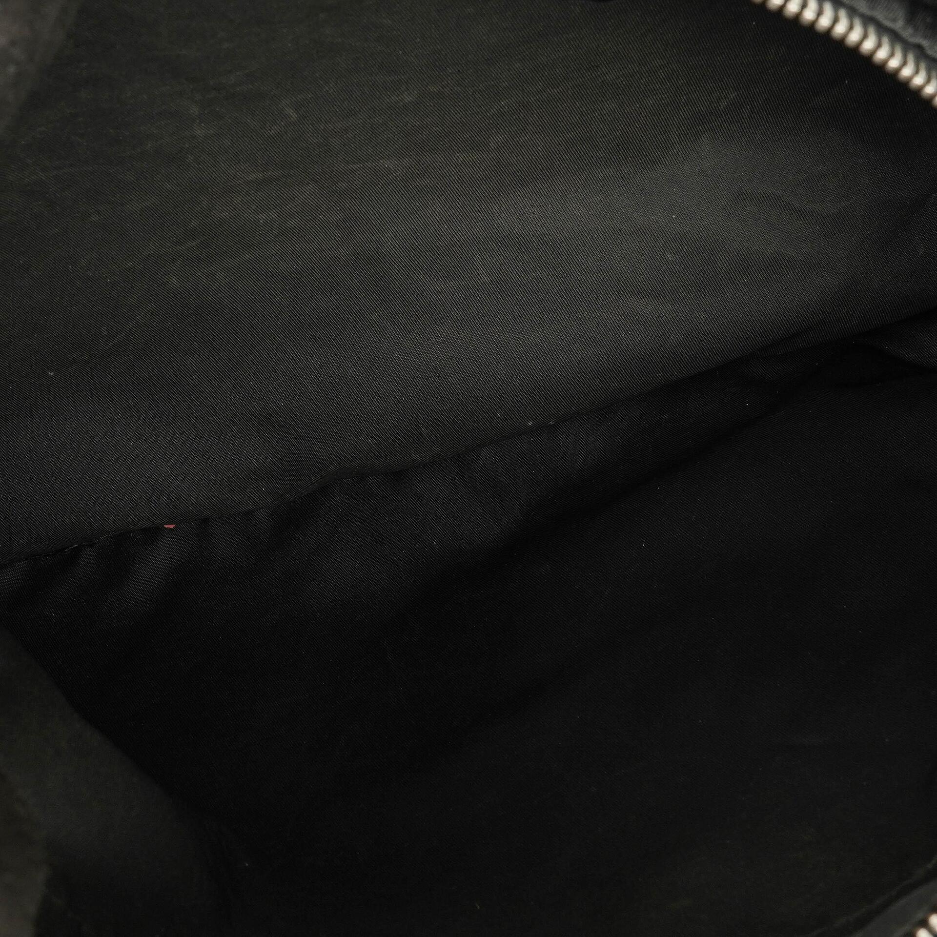 Prada Vela Sport Schwarze Nylon Umhängetasche