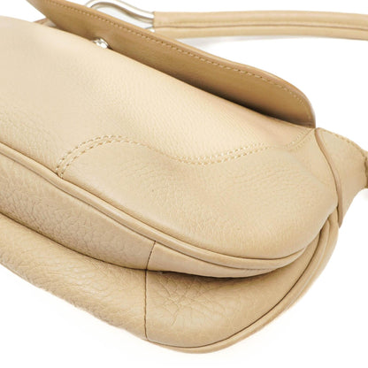 Prada Vitello Daino Schultertasche Beige