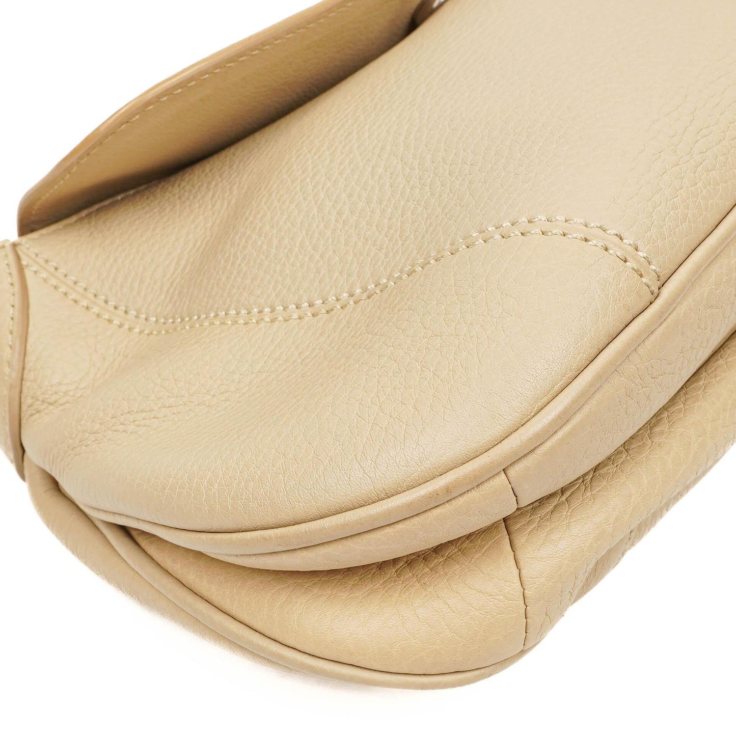 Prada Vitello Daino Schultertasche Beige